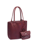 Goyard Anjou Mini Burgundy Calfskin