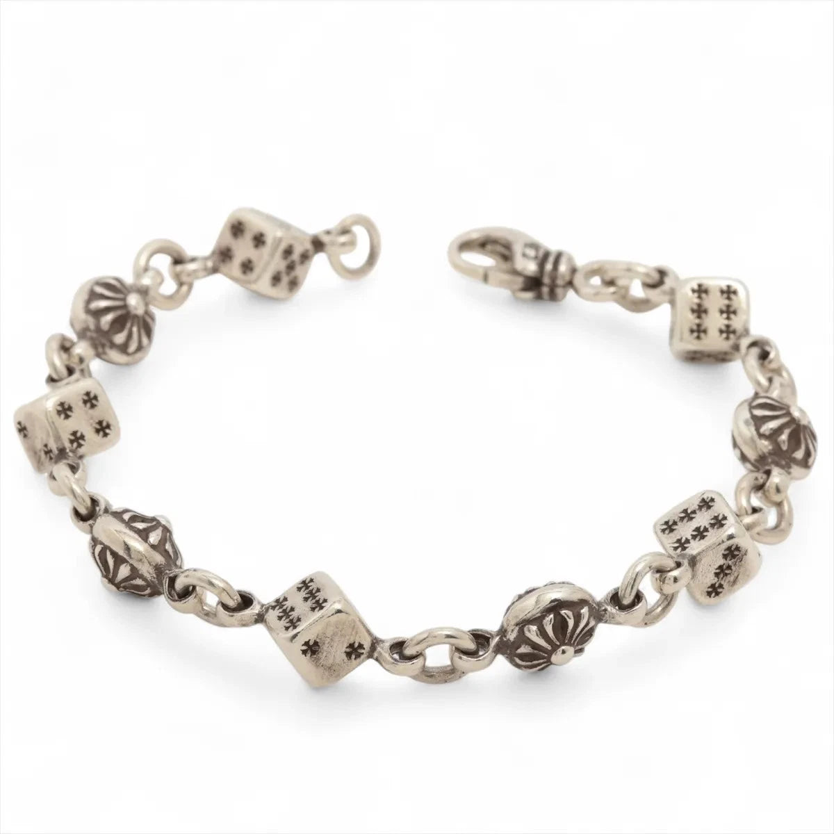 Chrome Hearts &quot;Dice + Crossballs Bracelet&quot;