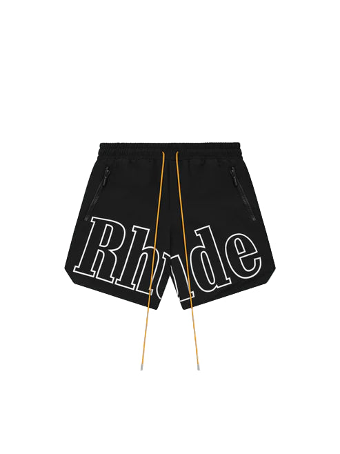 Rhude RH Logo Shorts Black