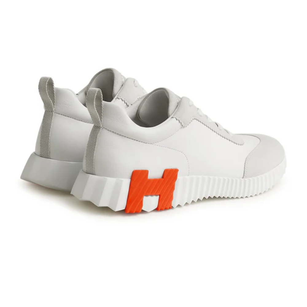 Hermès Bouncing Sneaker White Blanc/Orange Logo