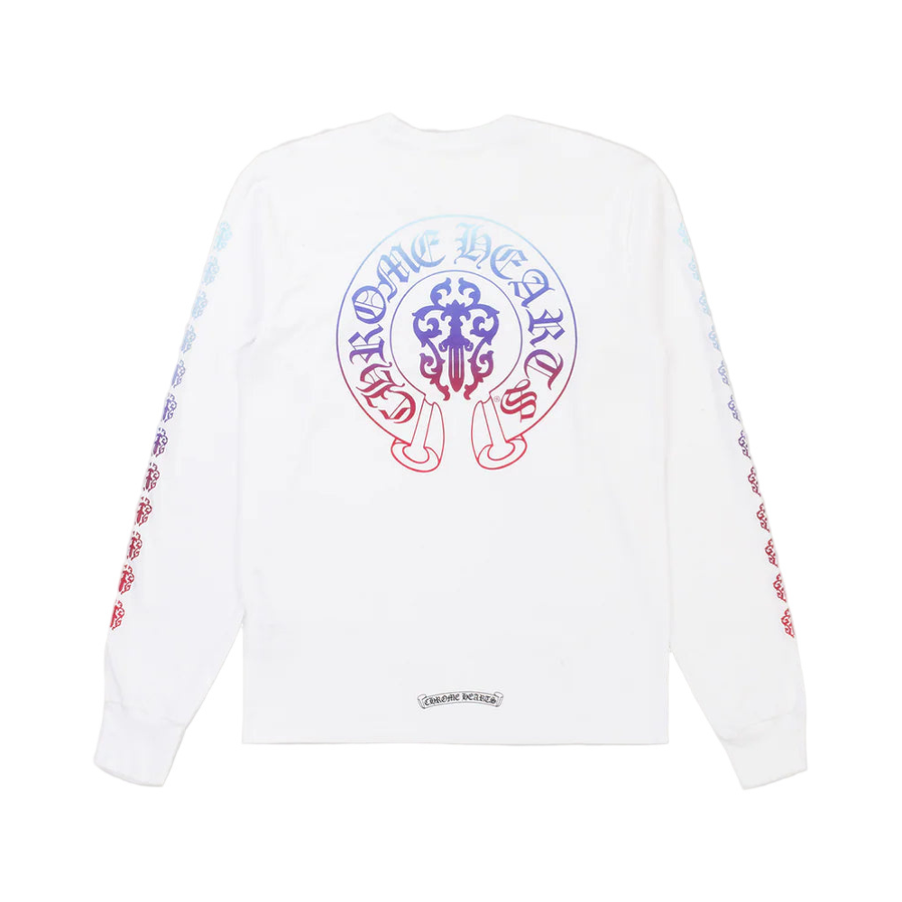 Chrome Hearts Gradient Dagger Motif Long-Sleeve &#39;White&#39;