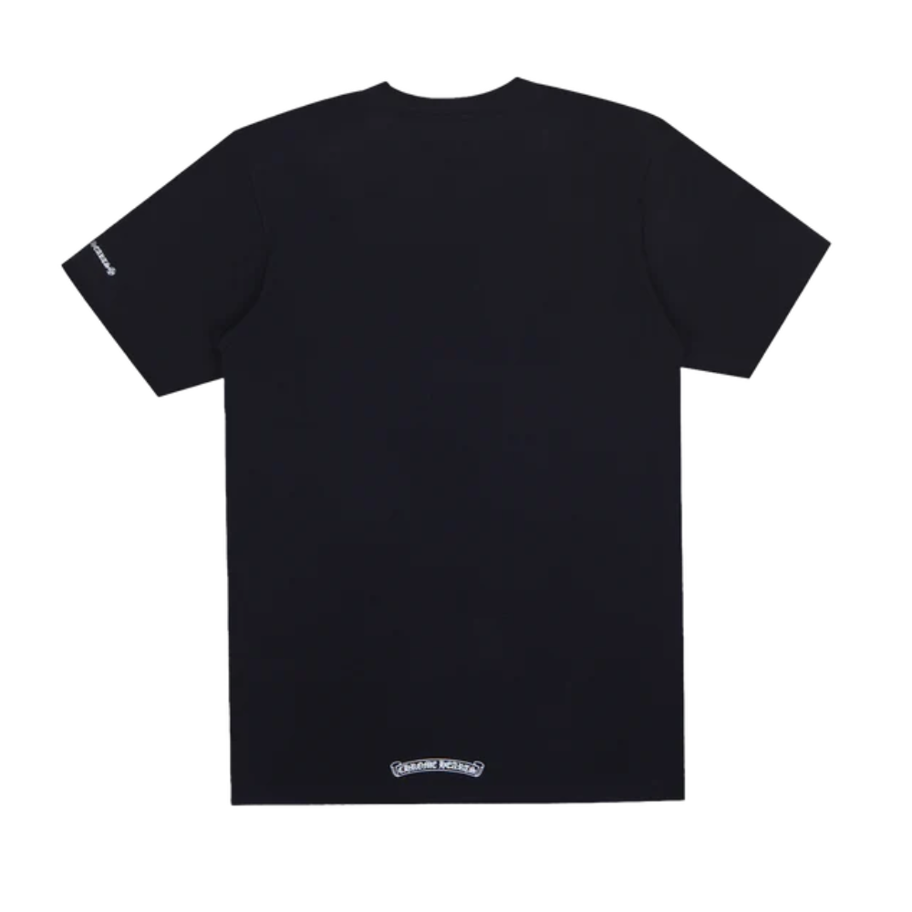 Chrome Hearts Neck Logo Short Sleeve T-Shirt - Black