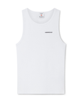 Casablanca Ribbed Tank Top White